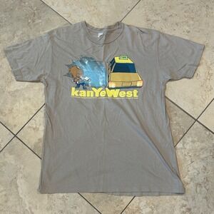 Kanye West Takashi Murakami Taxi Graphic T Shirt Mens M Graduation Merch 2009